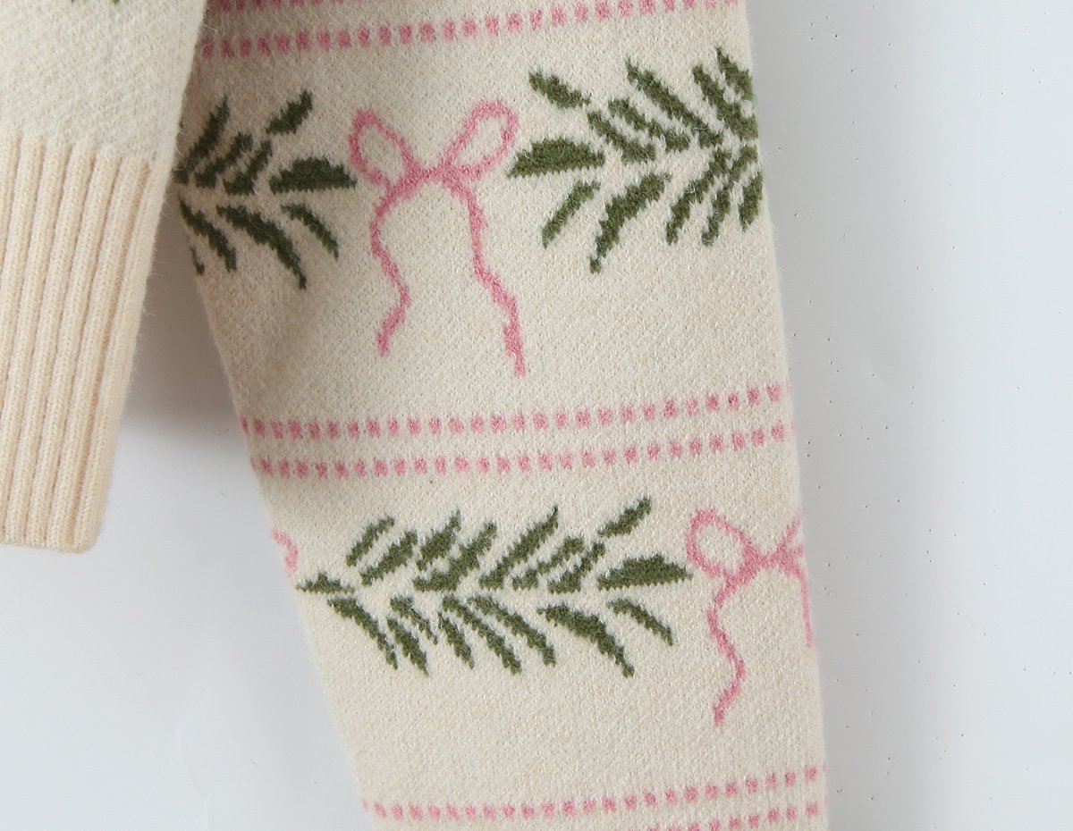 Loose Fit Jacquard Cardigan - Imagen 7