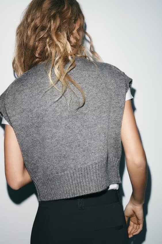Alternative view of Jersey Knit Button Vest