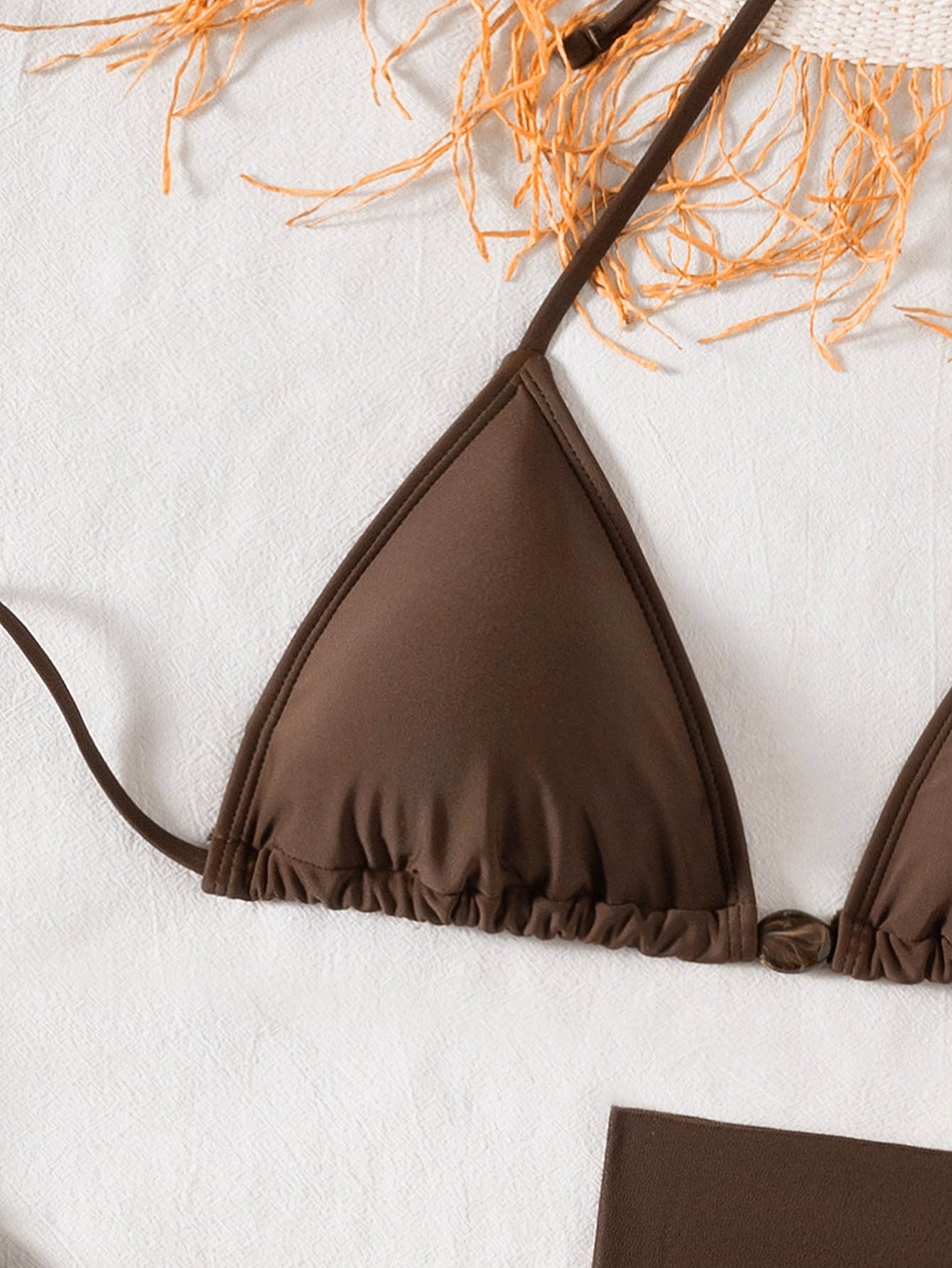 Triangle Halter Neck Bikini Set - Imagen 7