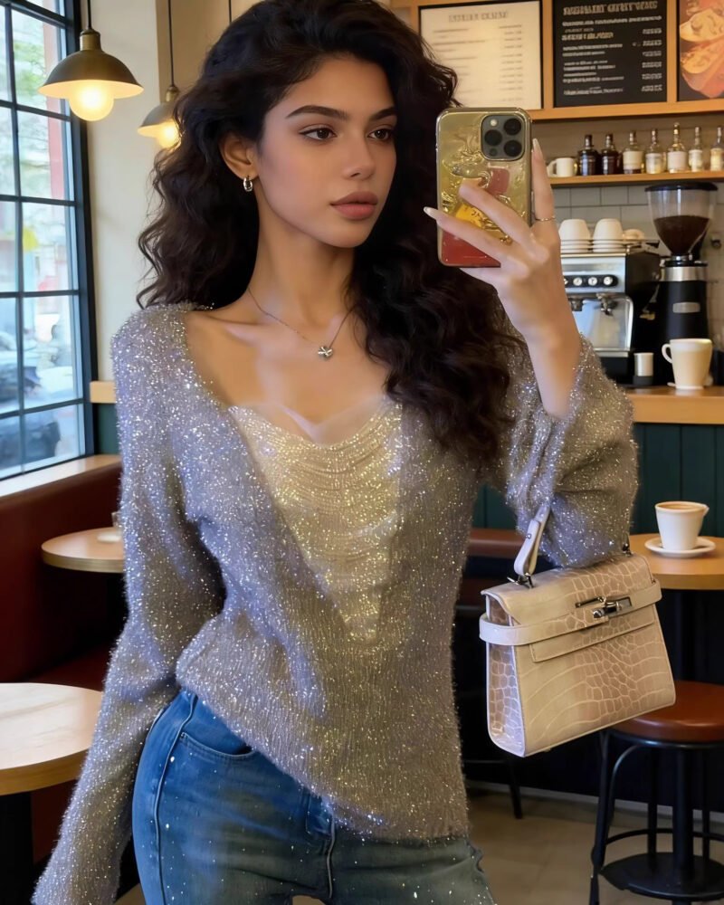 Alternative view of Slim Fit Long Sleeve Top