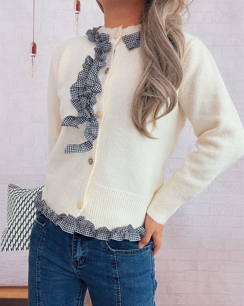 Alternative view of Casual Fit Jersey Sweater Cardigan