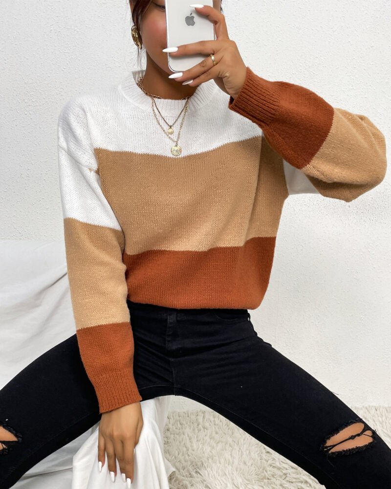 Alternative view of Loose Fit Jersey Sweater