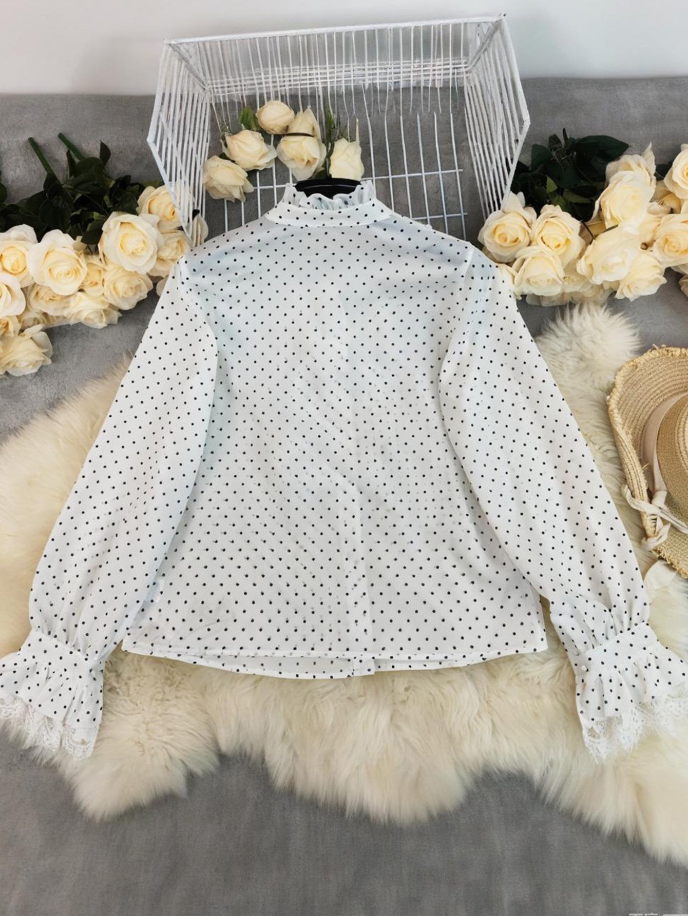 Loose-Fit Polyester Blouse - Imagen 6