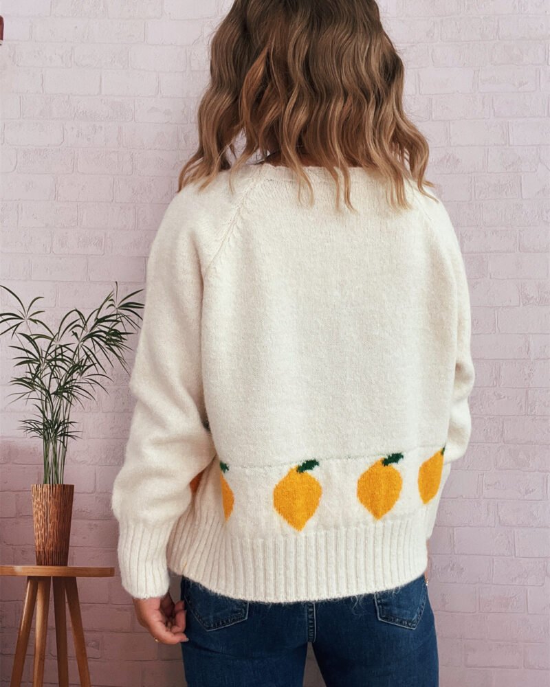 Alternative view of Loose Jersey Button Cardigan