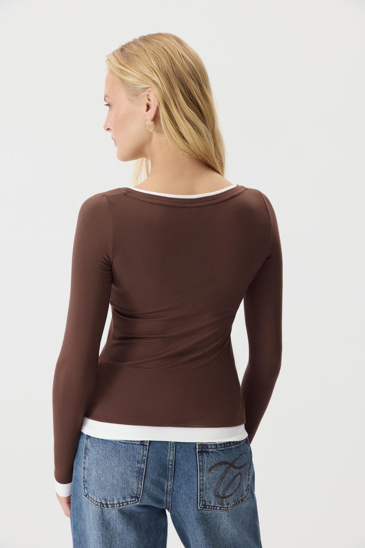 Slim Fit Long Sleeve Top - Image 7