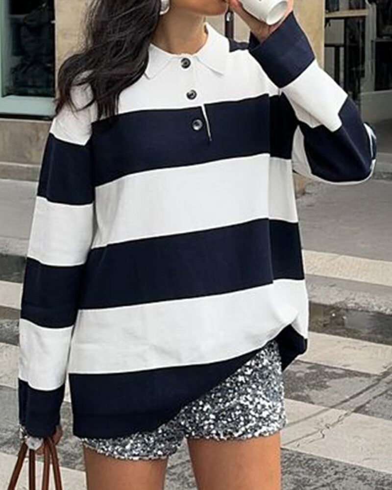 Loose Fit Collared Top