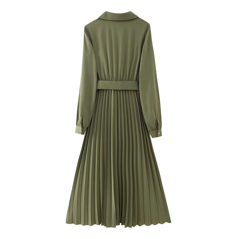Belted Maxi Shirt Dress