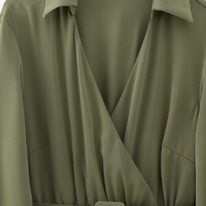 Belted Maxi Shirt Dress