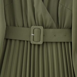 Belted Maxi Shirt Dress