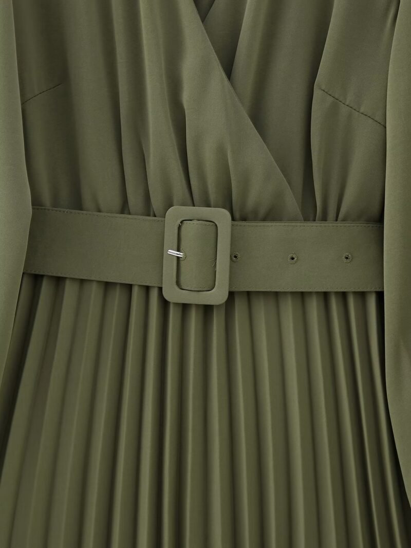 Belted Maxi Shirt Dress