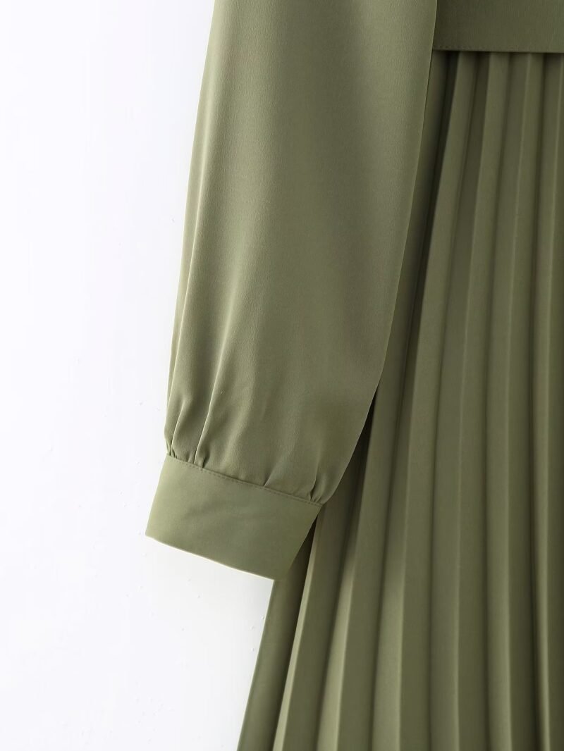 Belted Maxi Shirt Dress