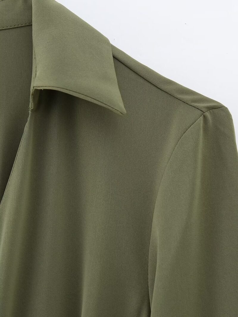 Belted Maxi Shirt Dress