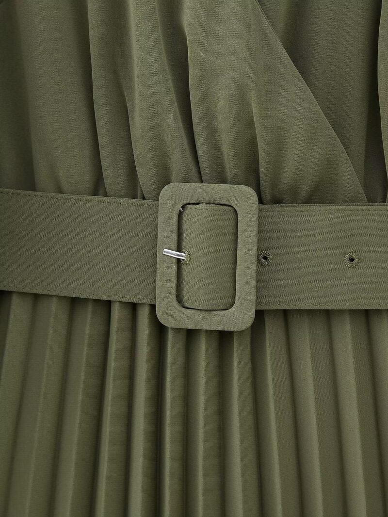 Belted Maxi Shirt Dress