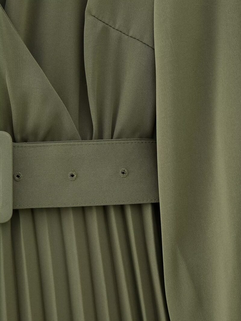 Belted Maxi Shirt Dress
