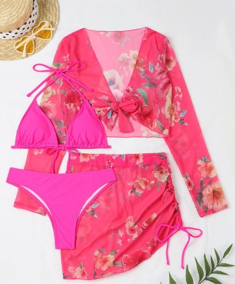 Ruched Halter Swimsuit