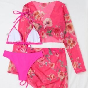 Ruched Halter Swimsuit