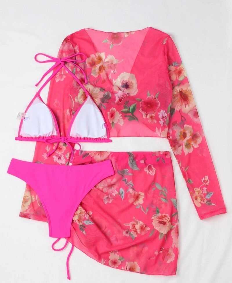 Ruched Halter Swimsuit