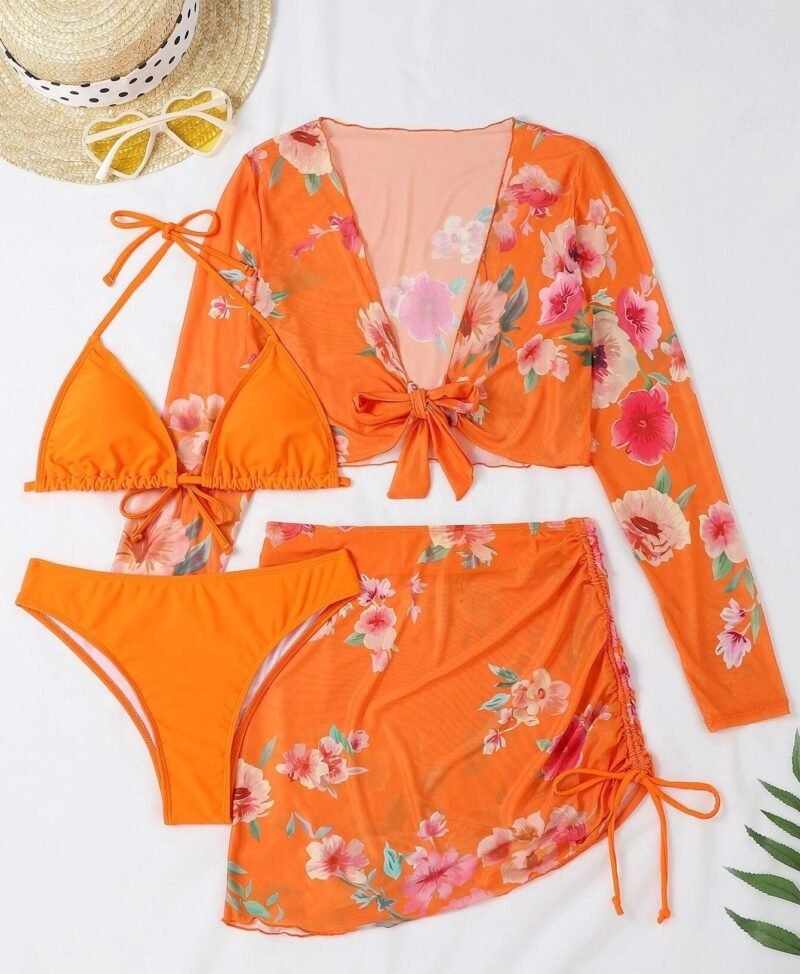 Ruched Halter Swimsuit