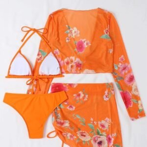 Ruched Halter Swimsuit