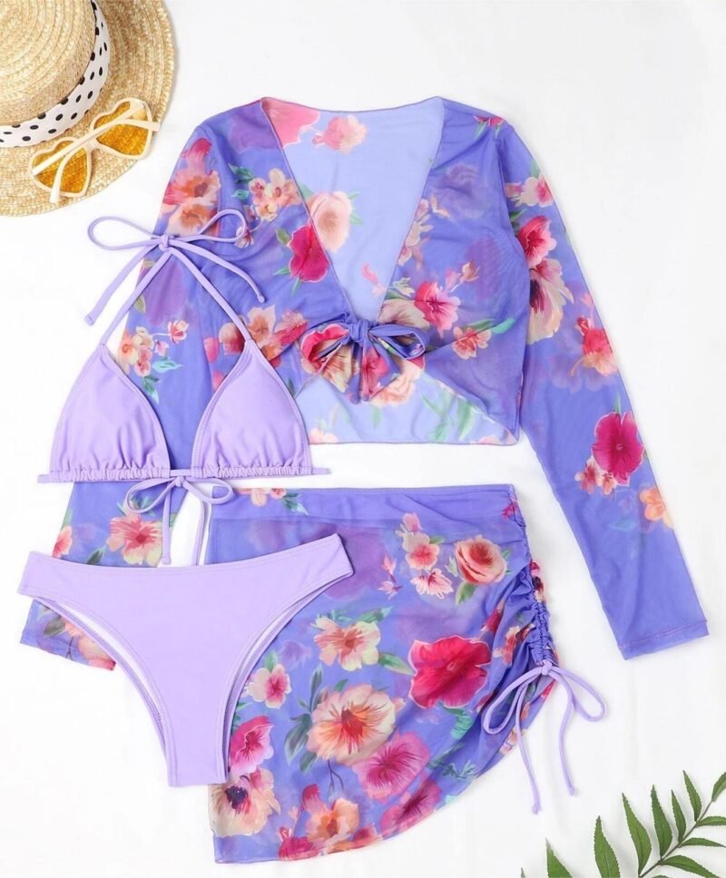 Ruched Halter Swimsuit