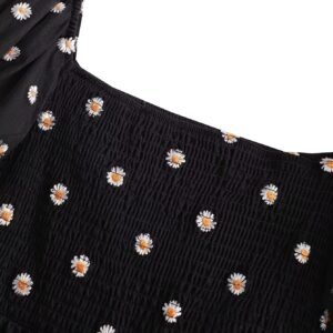 1083069329982881792.jpeg Smocked Puff Sleeve Midi Dress