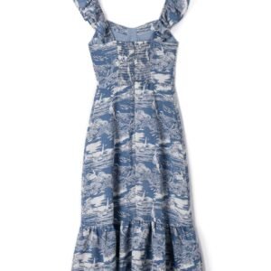 1108383848204337152.jpeg Ruffled Split Midi Dress
