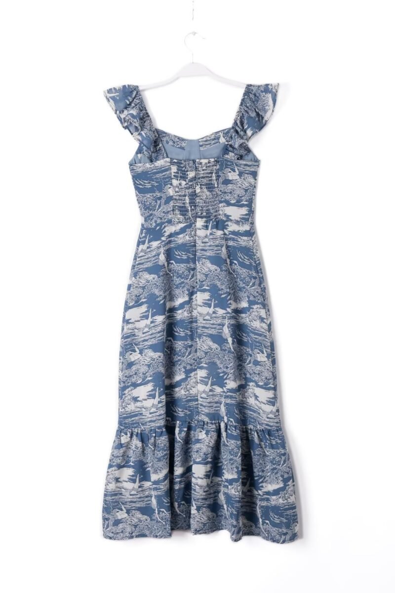 1108383848204337152.jpeg Ruffled Split Midi Dress