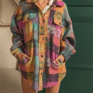 Plaid Fleece Jacket