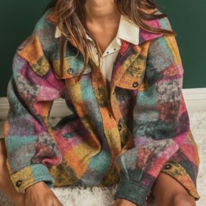 Plaid Fleece Jacket