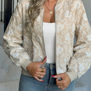 Jacquard Zip Jacket