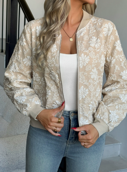 Jacquard Zip Jacket