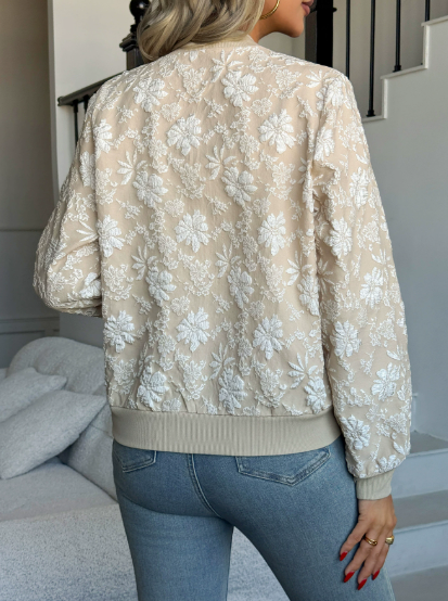 Jacquard Zip Jacket