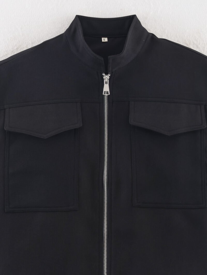 Sleeveless Zip Vest