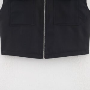 Sleeveless Zip Vest