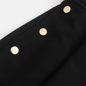 High Rise Buttoned Shorts