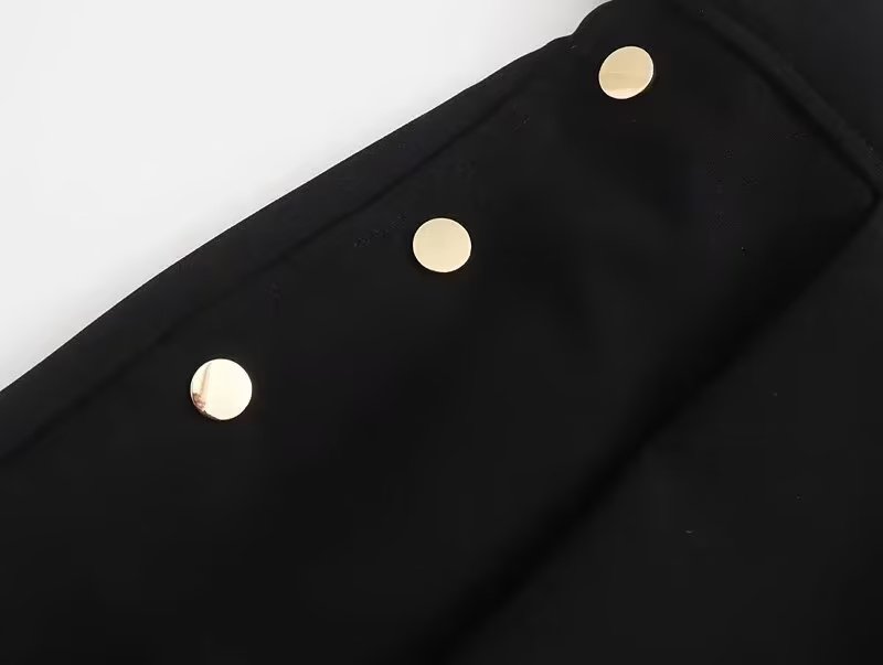 High Rise Buttoned Shorts