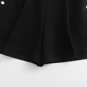 High Rise Buttoned Shorts