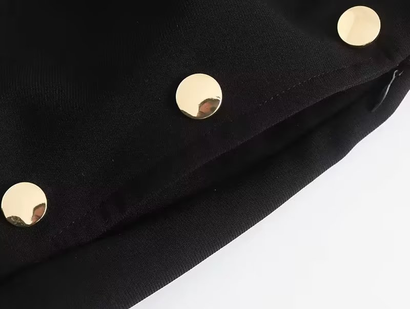 High Rise Buttoned Shorts