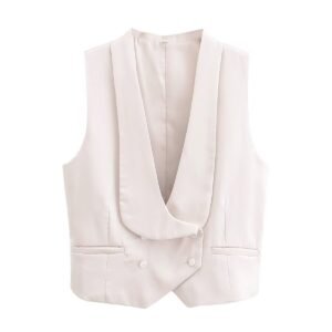 Slim Fit Button Vest