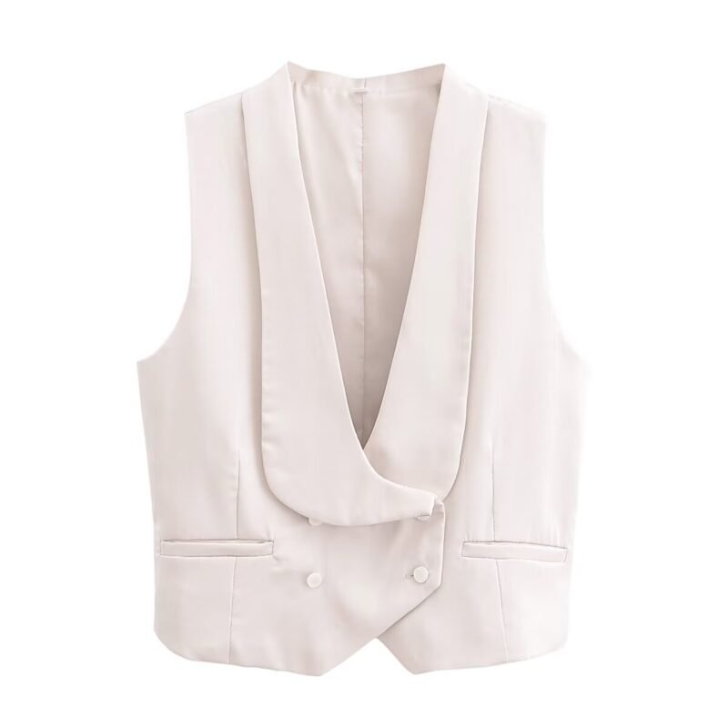Slim Fit Button Vest