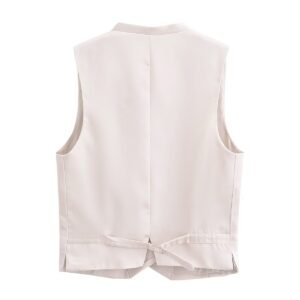 Slim Fit Button Vest