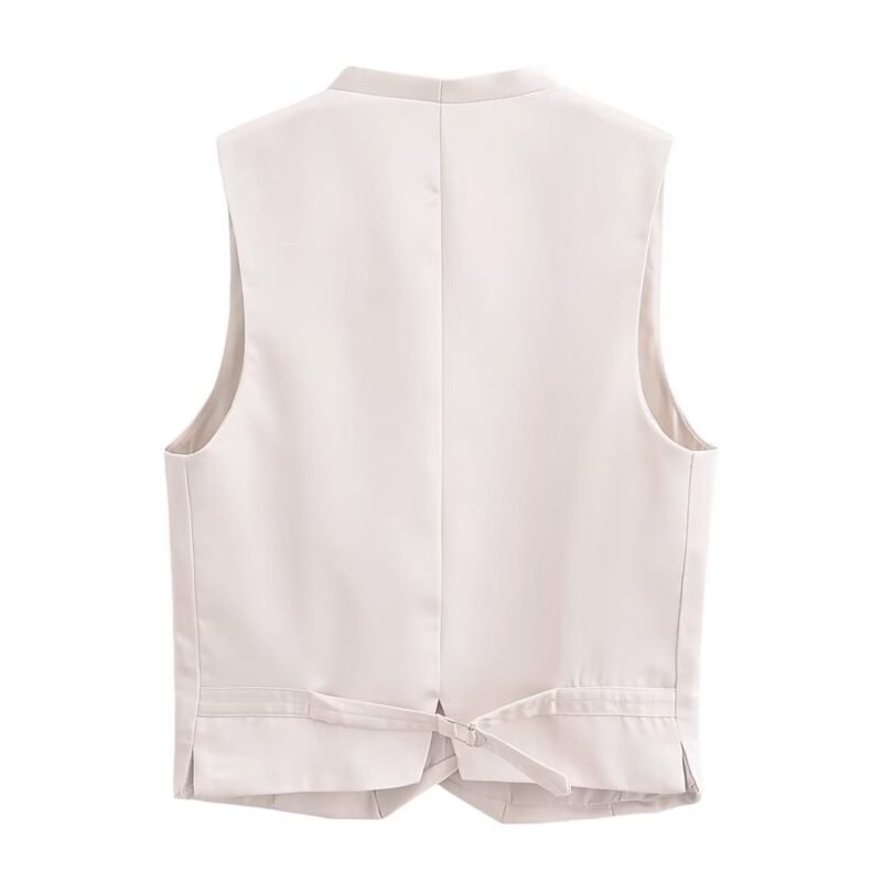 Slim Fit Button Vest