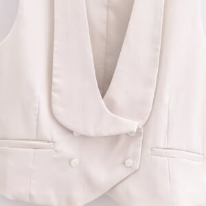 Slim Fit Button Vest
