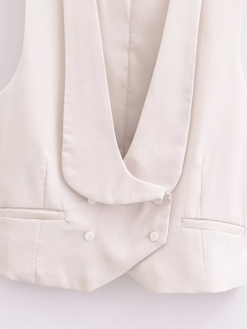 Slim Fit Button Vest