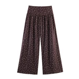 Polka Dot Wide Leg Pants
