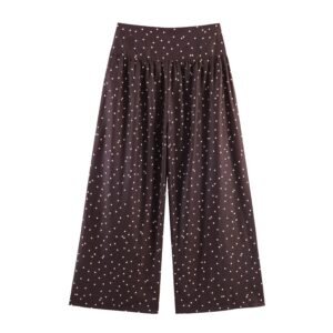 Polka Dot Wide Leg Pants