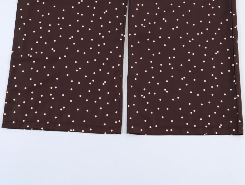 Polka Dot Wide Leg Pants