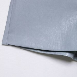 High Waist Faux Leather Skort