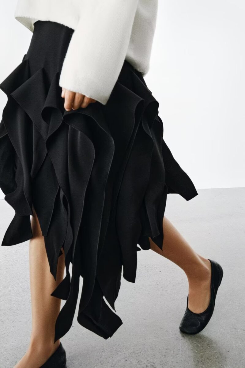 1495746006250160128.jpeg Asymmetric Ruffle Midi Skirt