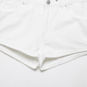 Low Rise Denim Shorts